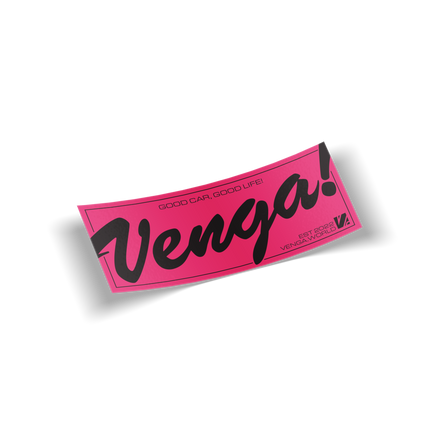 Good Car, Good Life Pink 5" Decal